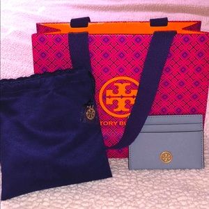 Tory Burch Bluewood Card Case